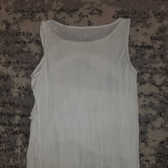 Ann Taylor Loft Petite White Blouse || Med - Picture 2 of 4